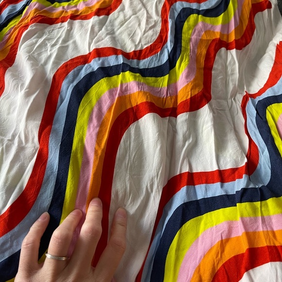 House of Holland Colorful Wave Pattern MIDI Skirt - Picture 10 of 13